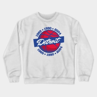 Detroit Basketball Crewneck Sweatshirt